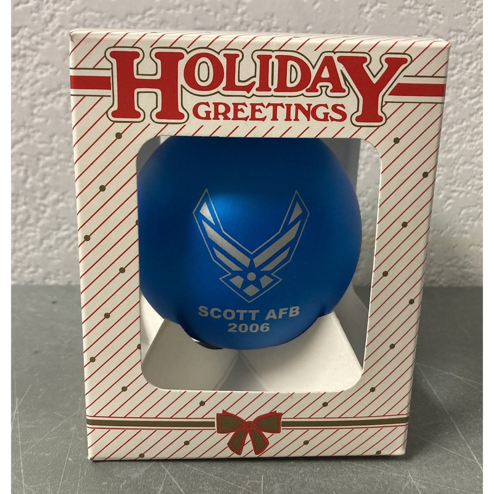 2006 Holiday Greetings ORNAMENTS UNLIMITED SCOTT AFB Air Force Xmas‎ Christmas